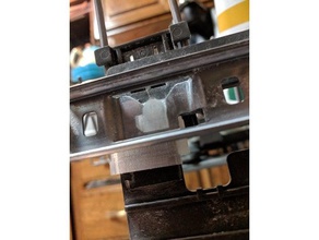 whirlpool dishwasher upper basket post clip kitchen dining repair 3d print model - Mito3D