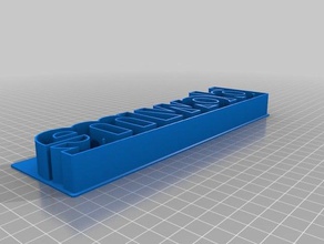 my customized custom text cookie cutter blow me kitchen dining 3d print model - Mito3D