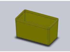 allit insert container 54x108x63 456306 tool holders boxes replacement part toolbox 3d print model - Mito3D