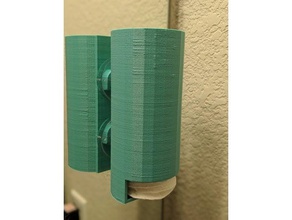 cotton pad dispenser mirror bathroom pads 3d print model - Mito3D