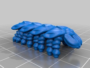 cusaltreen sıçrayan narn yaratıklar kırkayak paletli canavar 3d print model - Mito3D
