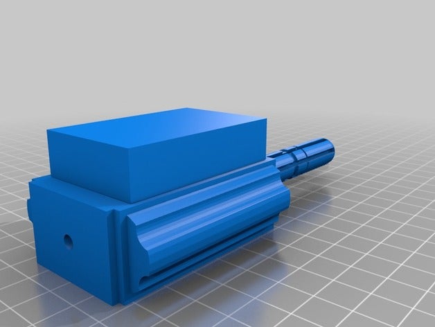 moonraker polso dardo pistola remixato gadget cosplay 3D print model - Mito3D