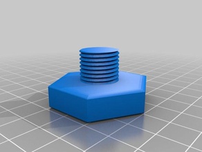 reconstruir el tornillo de part6 soporte bobina 3d la impresora partes 3d print model - Mito3D