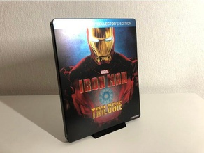 blu-raydvd de soporte la pantalla decoración amaray bluray titular pie dvd mediabook steelbook 3d print model - Mito3D