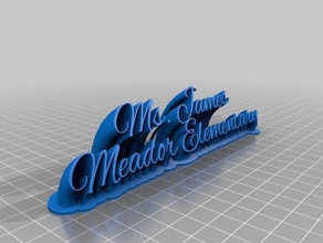 alex pincel de la oficina personalizado 3d print model - Mito3D