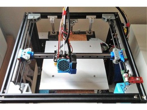 creality ender-4 mega rails upgrade linear all axes 3d printer parts d-bot ender4 h-bot 3d print model - Mito3D
