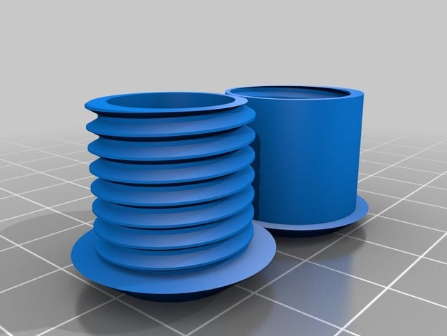 celing tile cable passthrough parts management 3D print model - Mito3D