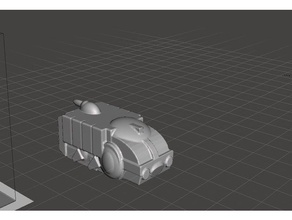 robotech masters security transport cargo hover van games empire rrt tirol wargame 3d print model - Mito3D