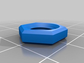 slim tuerca cr-10s acoplamiento de la actualización 3d impresora partes creality cr-10 3d print model - Mito3D