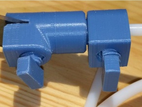 ptfe tube 60&deg inner bevel jig 4mm od 2mm id tubes 3d printer accessories cutter 3d print model - Mito3D