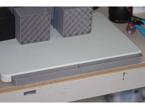 001 fronttray catcher-stereomicroscopebase elektronik 3d print model - Mito3D