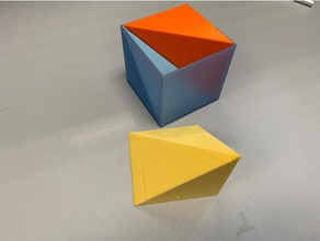 Pyramide Volumen Formel math Kunst 3d print model - Mito3D