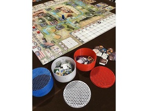 great western trail worker bowls toy game accessories boardgame boardgames 3d print model - Mito3D