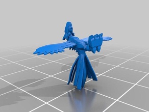 phoenixmon digimon criaturas 3d print model - Mito3D