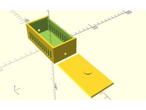 parametrico case di alimentazione elettronica 3d print model - Mito3D