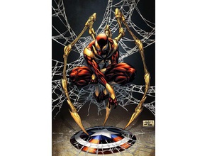 iron spiderman l'art 3d print model - Mito3D