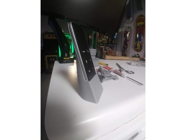 apple tv siri remote stand case tile mate holder gadgets appletv tilemate 3D print model - Mito3D