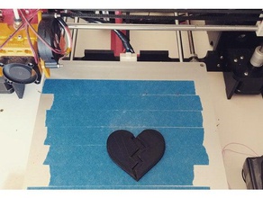 Valentinstag ultimative badass-heart breaker Requisiten gebrochen Februar 3d print model - Mito3D
