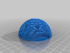 maori inspired bowl 2 toy game accessories boardgame bowls jewelry 3d print model - Mito3D