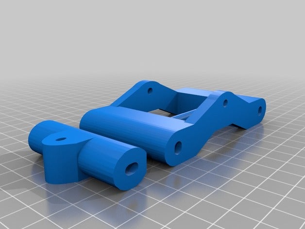 6x6 truck axles support hobby 3D print model - Mito3D