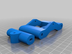 6x6 truck axles support hobby 3d print model - Mito3D