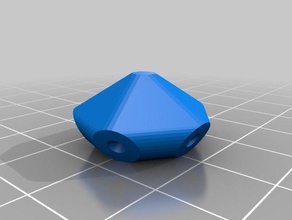 meu personalizados icosaedro conectores esculturas 3d print model - Mito3D
