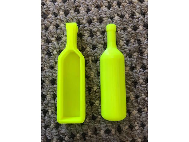 wine bottle box organization container earrings 3D print model - Mito3D