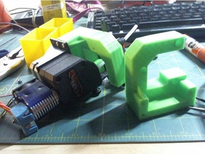 bondtech bmg mount seemecnceffector plate 3d printer parts artemis 300 delta effector rostock max 3d print model - Mito3D