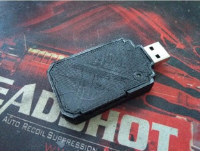 usb card-reader case electronics cardreader cover memory stick sd card 3d print model - Mito3D