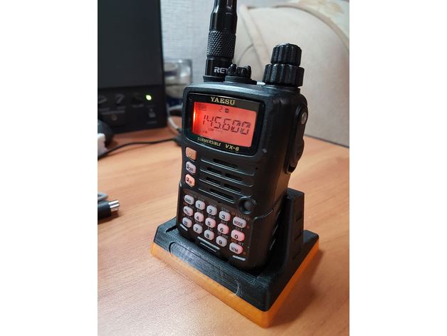 yaesu vx-6r transiever stand hobby ham radio warhammer 3D print model - Mito3D