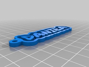 meine individuelle Schlüsselanhänger danila 3d print model - Mito3D