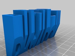 braydon office customized 3d print model - Mito3D