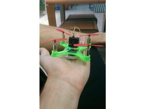 micro fpv drone rc vehicles fun quadcopter radio control 3d print model - Mito3D