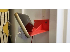 téléphone de la paroi l'angle montage ménage fournitures maison sécurité 3d print model - Mito3D