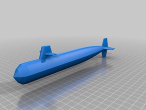 submarine 3d printing 3d print model - Mito3D