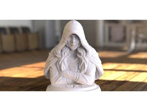 darth zannah sculptures star wars 3d print model - Mito3D