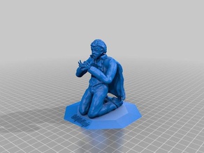 gute Vampir-Federhalter Skulpturen 3d print model - Mito3D
