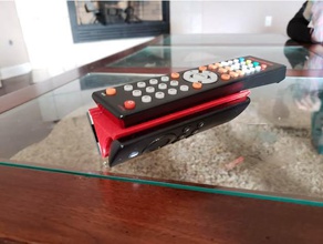 universal remote holder household firetv control 3d print model - Mito3D