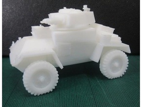 british guy armored car ww2 vehicles gaming wargaming weapons 3d print model - Mito3D