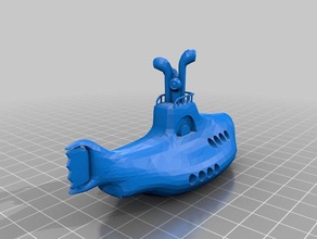 sottomarino arte 3d print model - Mito3D