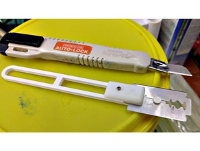 double edged razor handle tools 3d print model - Mito3D