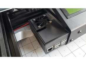 4040 raspberry pi case 40mm fan 3d printer accessories 3d print model - Mito3D