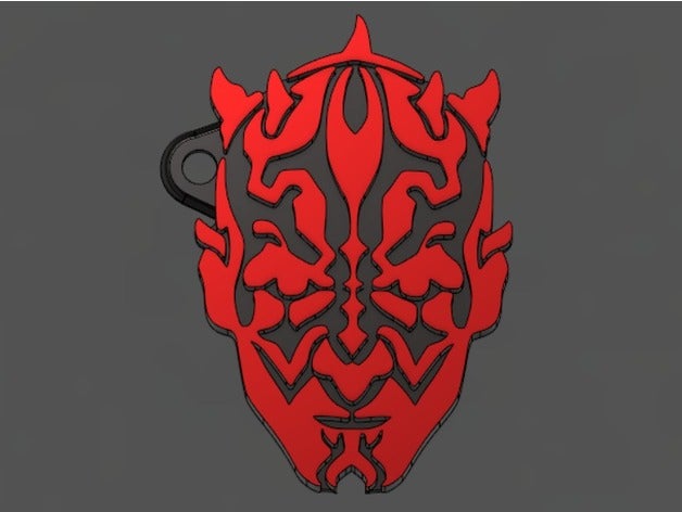 star wars portachiavi darth maul 3d la stampa darthmaul malgus starwars 3D print model - Mito3D