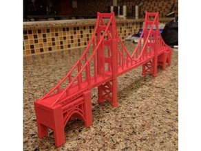 ponte golden gate snap-juntos edifícios estruturas nsfw 3d print model - Mito3D
