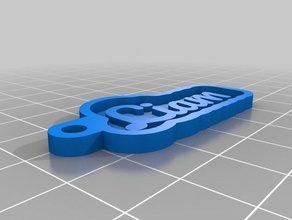 mallorie keychains customized 3d print model - Mito3D