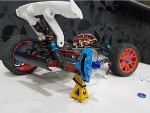 rc brake rotor caliper vehicles calipers holder car wheel 3d print model - Mito3D