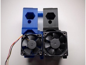 urso extrusora de 35mm fan remix 3d a impressora partes bearcontest01 atualização resfriamento ventilador refrigeração montagem total mk3 original prusa i3 mk2 3d print model - Mito3D