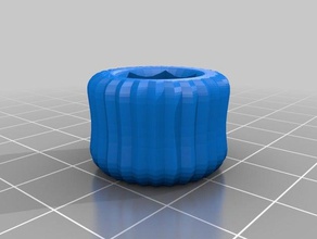 14-20 cabeça do parafuso botão recartilhado 3d impressão 3d print model - Mito3D