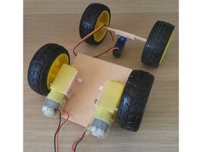 rc araba parçaları araç arduino 3d print model - Mito3D