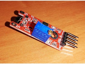arduino light sensor case mount electronics 3d print model - Mito3D